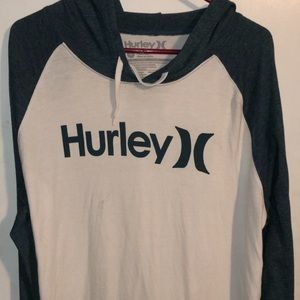 Hurley long sleeve hooded shirt